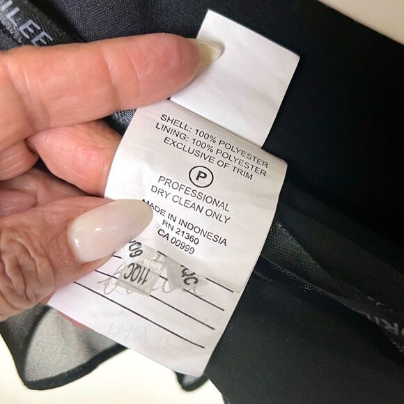 Morilee Madeline Gardner Black Chiffon Spaghetti Strap Dress - Picture 6 of 11